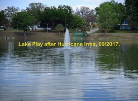 Lake Play never breached.
